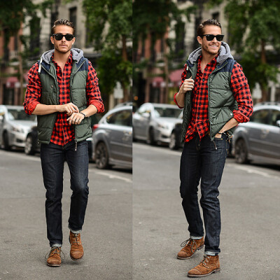 Adam Gallagher - Levi's® Levis, Cat Footwear, Cotton On, Ray Ban Ray Ban, Nialaya Jewelry - Forester - live in levis
