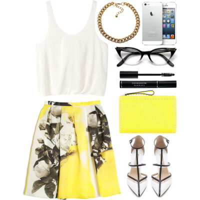 A fashion look from February 2014 featuring 3.1 Phillip Lim tops, Christopher Kane skirts and Michael Kors pumps. Browse and shop related looks.