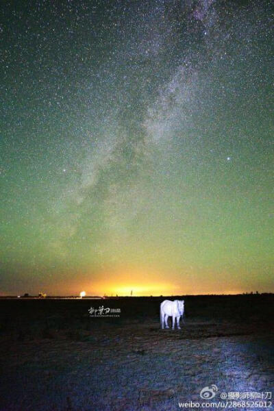  内蒙古库布其沙漠七星湖——中国内地最佳观星地之一！这里没有高反！没有睡袋！没有雾霾！只有纯净空气！只有五星酒店！只有震撼星空！高清七星湖延时视频敬请期待！ D800+21zf，D800e+15zf拍摄 @尼康中国 |呼和浩…