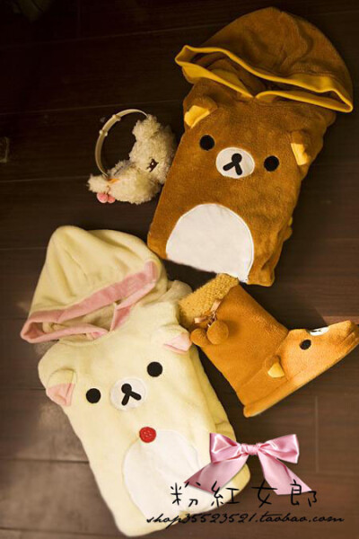轻松小熊 轻松熊Rilakkuma 珊瑚绒 家居服 睡衣