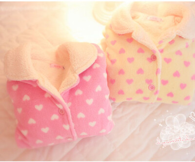 包邮加厚羊羔绒 软绵绵珊瑚绒轻松熊紫豹纹kitty 家居服