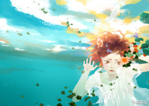 杨笔汝，女，2X岁，目前是个家里蹲，画着插画和漫画  《 一夕一夏》李一夕