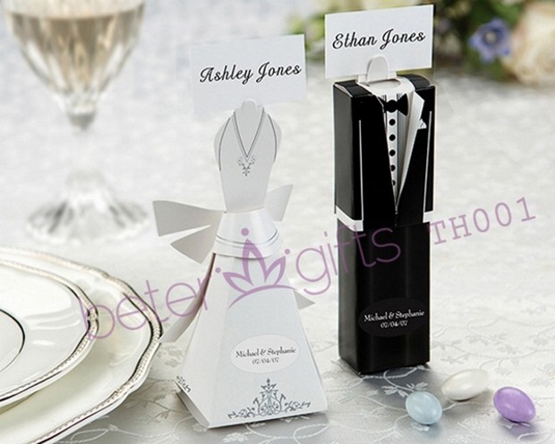 Bride and Groom Wedding Favor Boxes