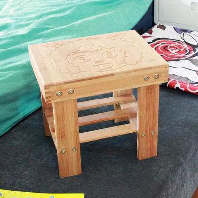 饰成家品喜羊羊宝宝儿童小凳子椅子收纳学习小矮凳实木平板凳