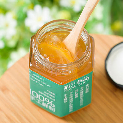 科元茶品 蜂蜜柚子220g 手工水果茶果酱夏季清热去火蜜炼冲饮