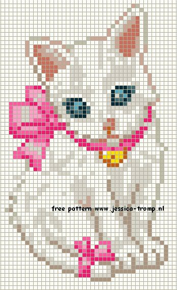 Cat perler bead pattern