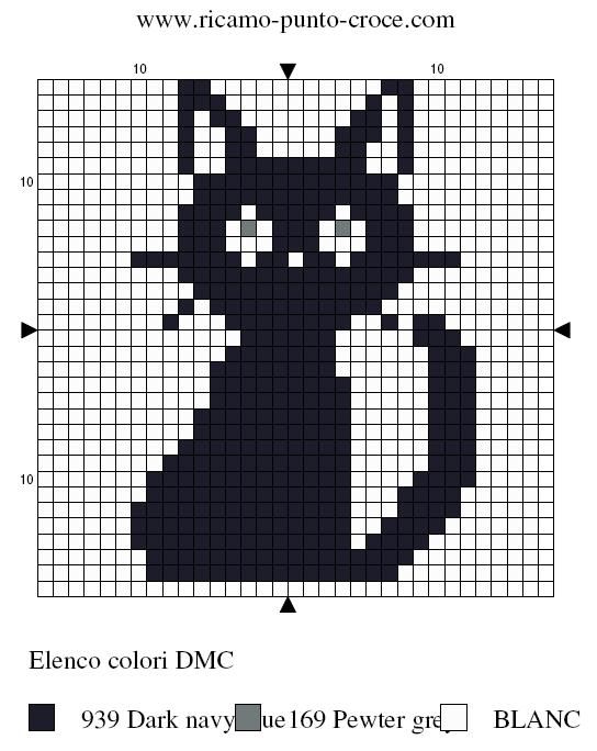 cat hama perler pattern