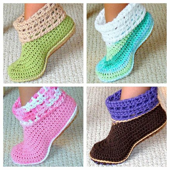 Instant Download - Crochet Pattern - Cuffed Boots for Adult and Kids PDF 12