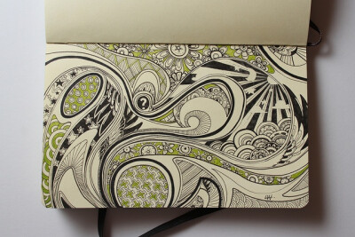 Another random Moleskine doodle #14