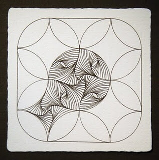 how to start a paradox http://zentangle.blogspot.com/2011/09/paradox-challenge.html