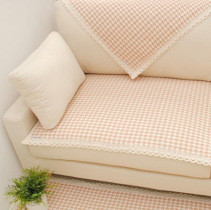 纯棉编织沙发垫布艺坐垫 条纹格子 飘窗垫四季垫 春夏大促