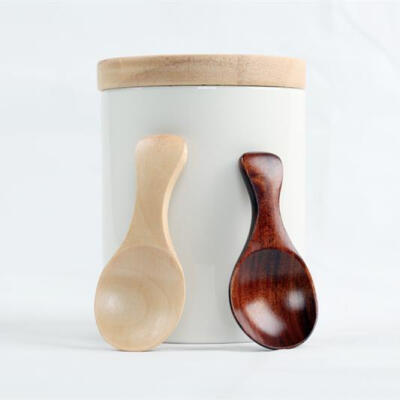 日式无印良品 竹木陶瓷密封罐和风手工调味料罐储物罐咖啡罐糖罐