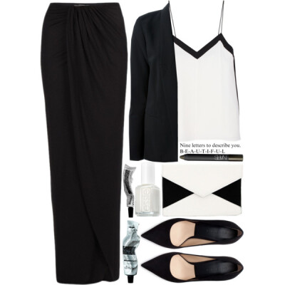 A fashion look from December 2013 featuring TIBI tops, MICHAEL Michael Kors blazers and AllSaints skirts. Browse and shop related looks.