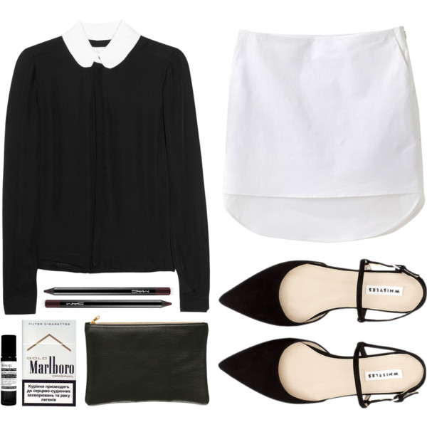 A fashion look from March 2014 featuring A.L.C. blouses, 3.1 Phillip Lim skirts and American Apparel clutches. Browse and shop related looks.