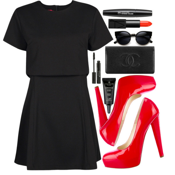 A fashion look from September 2014 featuring Boohoo dresses and Brian Atwood pumps. Browse and shop related looks.