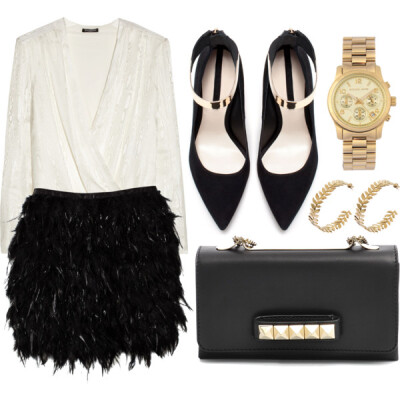 A fashion look from November 2013 featuring Balmain blouses, Notion 1.3 skirts and Zara pumps. Browse and shop related looks.