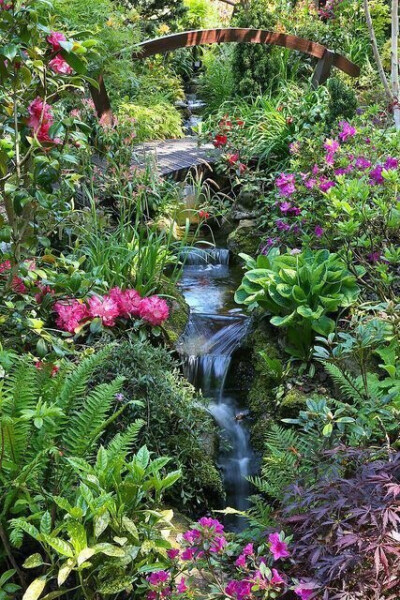 英国私家花园Four Seasons Garden， 花园的主人是牛顿夫妇