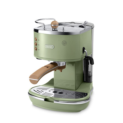 Delonghi/德龙 ECO310意式家用复古经典半自动咖啡机 不锈钢锅炉