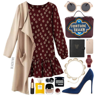 A fashion look from October 2014 featuring Gianvito Rossi pumps, Yazbukey shoulder bags and MARC BY MARC JACOBS watches. Browse and shop related looks.