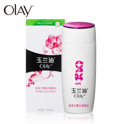 Olay旗舰 玉兰油 花肌悦白玉兰香沁亮肤水150ml 柔肤水 补水 美白