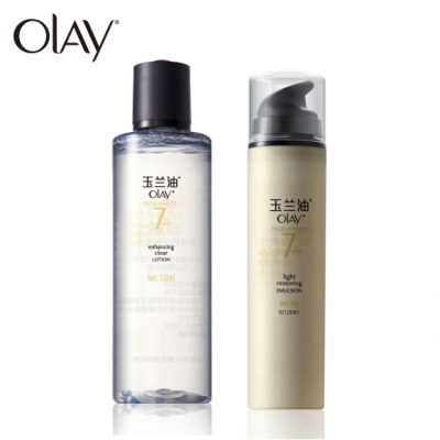 Olay 玉兰油多效修护驻颜凝乳 醒肤水/爽肤水2件套装 保湿 淡纹