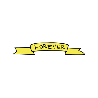 原创防水纹身贴永远 Forever