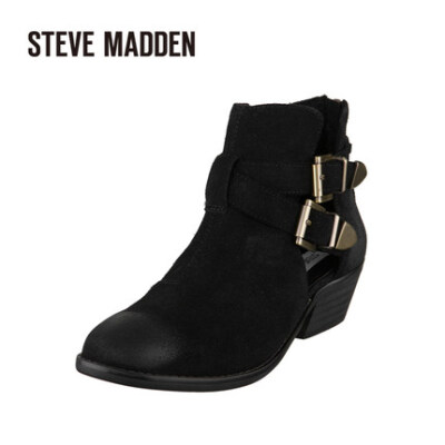 [预]2014新款 Steve Madden/思美登 真皮短筒低跟马丁靴 SWCINCH