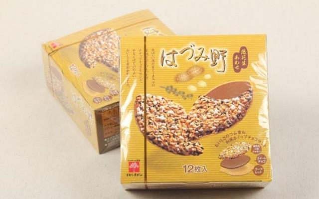 日本 はづみ野萌 千朋蒂薰果仁薄脆饼154g 花生芝麻味