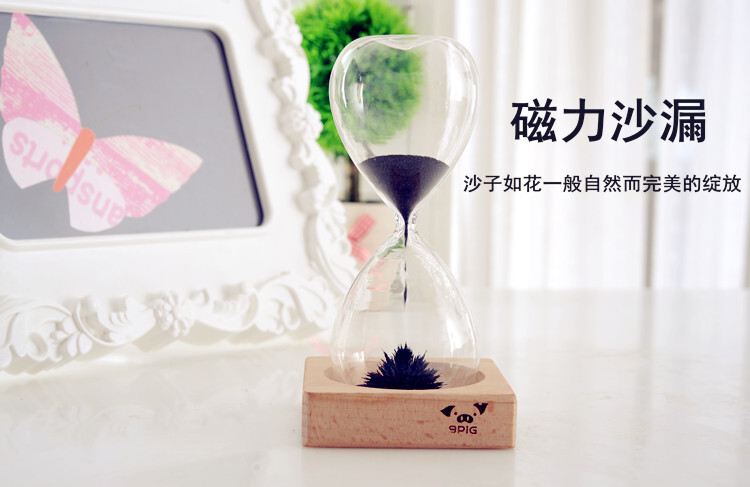 520礼物 时光沙漏Magnet Hourglass 创意玻璃磁力沙漏