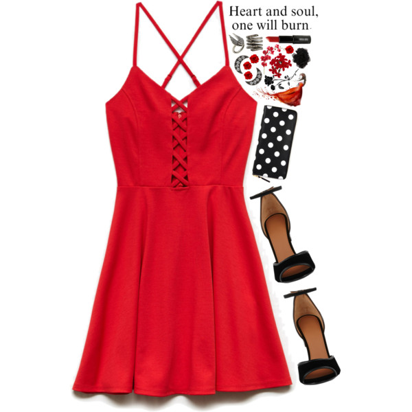 A fashion look from October 2014 featuring Forever 21 dresses, Givenchy sandals and Comme des Garçons wallets. Browse and shop related looks.