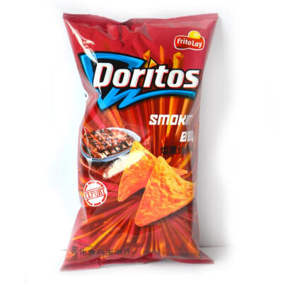 台湾进口食品 Doritos 多力多滋 烟熏烧烤味 玉米片 198.4g