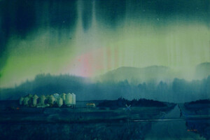 明快、大气的水彩风景作品，来自水彩画家Jathedar~