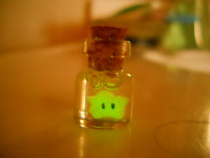 可爱荧光发光小星星许愿瓶