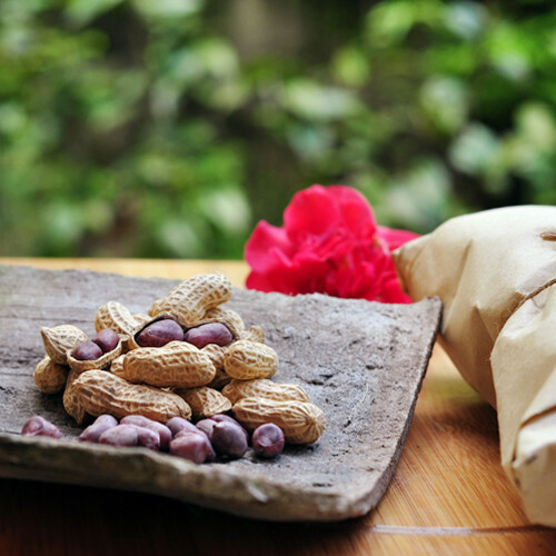 农家自种原生态红衣花生