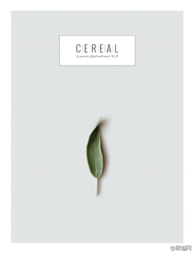 【留白的意境，你懂不懂？】来自英国的旅游生活志Cereal Magazine，随处可见留白的艺术，看过了《Kinfolk》，它家的静物摄影也格外精彩。每期不多不少的140页，展开了各个旅行地的简洁画面，勾起对纸端美食的向往。h…