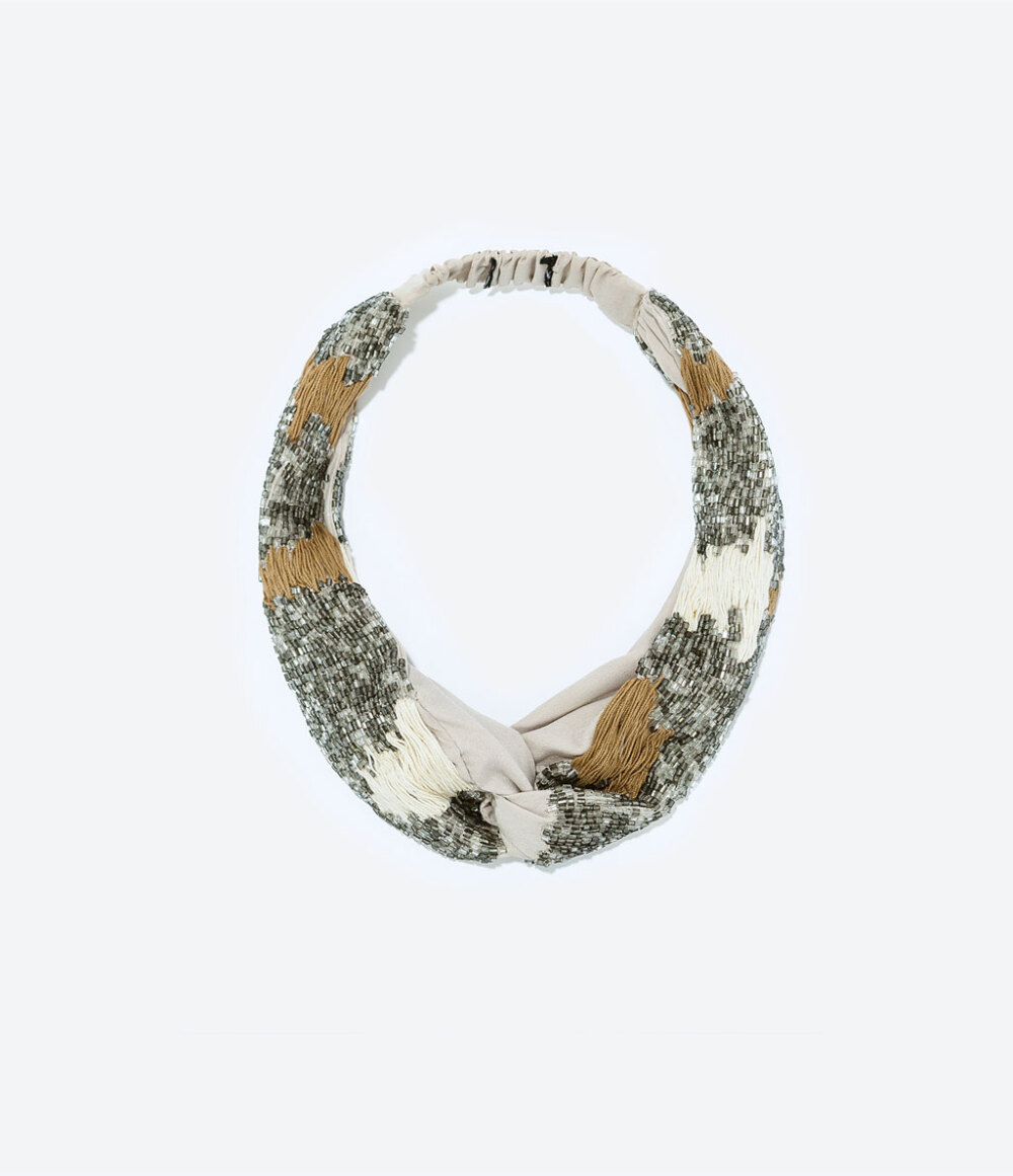 Image 1 of METAL TURBAN HEADBAND from Zara