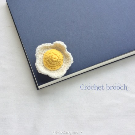 #钩针作品#Crochet brooch.