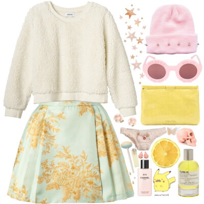 A fashion look from October 2013 featuring Monki sweaters, Zimmermann mini skirts and STELLA McCARTNEY panties. Browse and shop related looks.