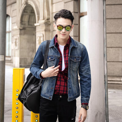 Only Style 简约不过如此！英式街头洗水系列男士牛仔夹克 外套潮