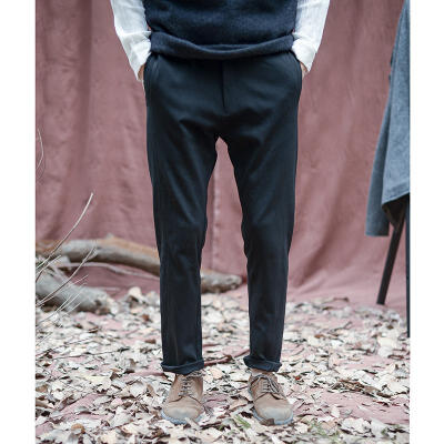 平行线 罗马布休闲裤