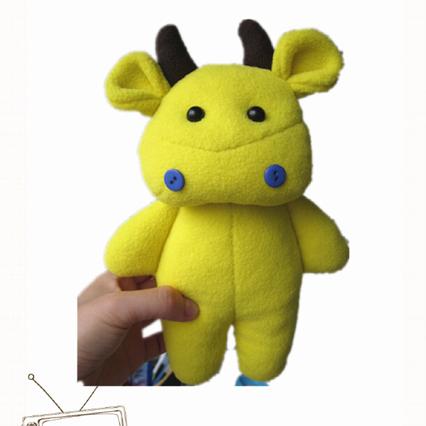 手工 diy 布娃娃自制 布艺 小牛