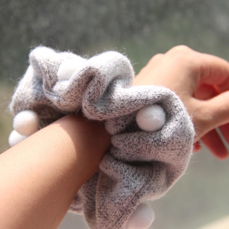 ONIONHOD洋葱谷仓 午后阳光 针织毛线球皮筋发圈韩国 质量好