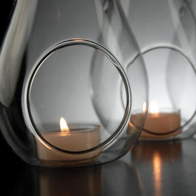 mxmade欧式悬挂设计浪漫玻璃烛台 家居烛台 纯手工特别礼品