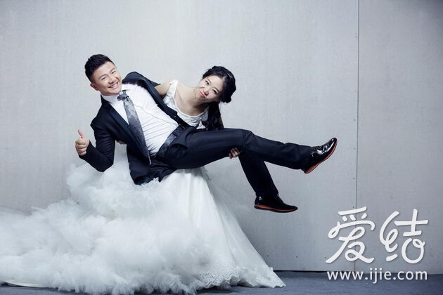 爱结独家发布 陈一冰单竞缇婚纱照