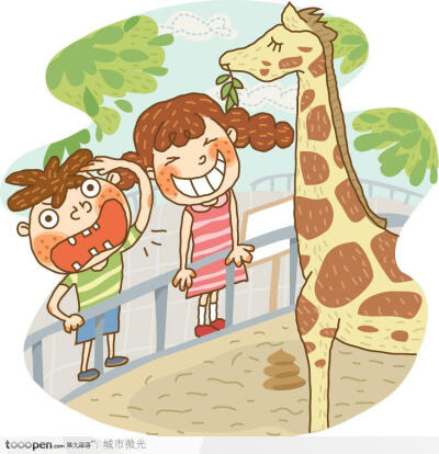 简笔画儿童插画