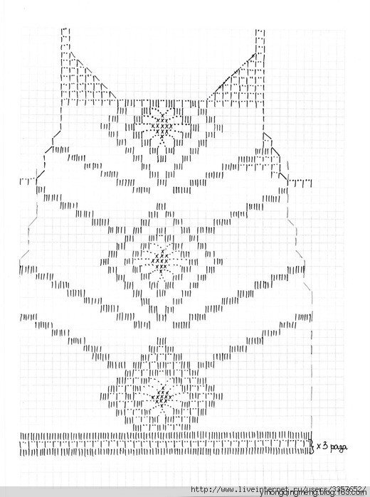 清凉短袖网格钩针背心 2 图解