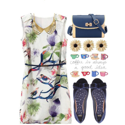 A fashion look from August 2013 featuring ASOS flats and mae earrings. Browse and shop related looks.