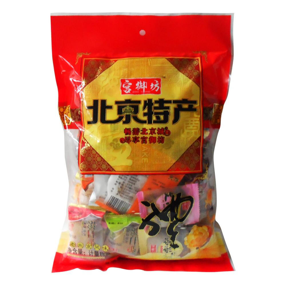 宫御坊 北京特产 驴打滚 艾窝窝 茯苓夹饼 蜜麻花等混合礼包800g