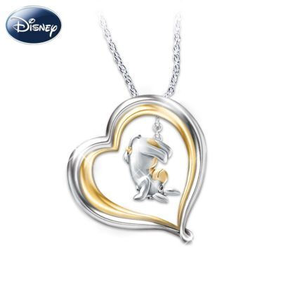 Some Days Look Better Upside Down Eeyore Pendant Necklace: Disney Winnie The Pooh Jewelry