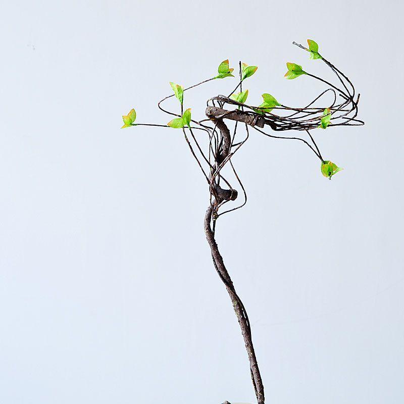 你的爱是我的绿洲 高仿真绿色植物 装饰树枝鸟窝柳条枝条树杆